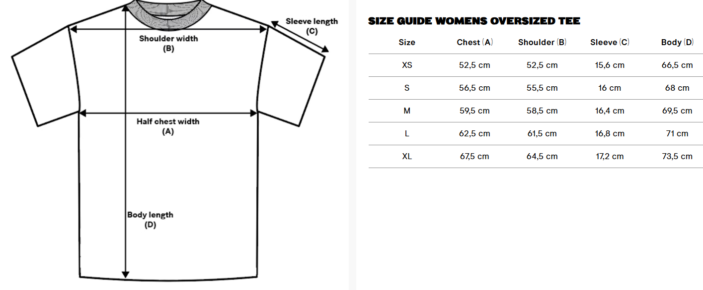 Women´s Oversized T- Shirt ARRIVEDERCI!